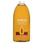 Method Wood Floor Cleaner, Almond, 2 Litre Refill (Pack of 1)