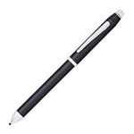 CROSS Tech3+ Satin Black Multi-Function Ballpoint Pen with Stylus incl. Premium Gift Box – Refillable Ballpen & Pencil