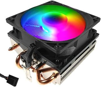 TRONWIRE TW-15 RGB LED CPU Cooler Copper Core Base Aluminum Heatsink 4-Pin PWM 92mm Fan Pre-Applied Thermal Paste for AMD Socket AM5 AM4 FM2 FM1 AM3 AM2 1207 940 939 754 Desktop PC Computer