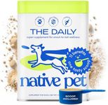 Native Pet The Daily Dog Supplement 7 oz - Multi Vitamin for Dogs Health - Tasty Scoop with Dog Supplements & Vitamins - Dog Multivitamin Powder - Daily Supplement for Dogs - 12 Active Ingredients