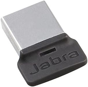 Jabra Link 370 USB A Bluetooth Adapter MS – 30 Meter/98 Feet Wireless Range for Jabra Headsets – Microsoft Optimised – Black