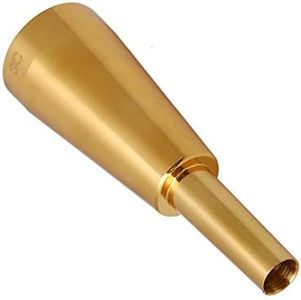 Mxfans 9.8mm Outer Diameter 3C Trumpet Mouthpiece Golden-Plated