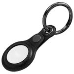 Spigen Valentinus with Keychain Ring Designed for AirTag Protective Case Cover AirTags Holder (2021) - Black