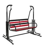 Swing IndiaSwing Two Seater Indoor/Outdoor Swing Jhula with Stand - 300 Kg Capacity (Iron Swing), 106.7 Centimeters