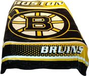 Northwest NHL Boston Bruins 60" x 80" Raschel Throw Blanket