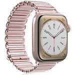 Stainless Steel Strap Apple Watch 38mm 40mm 41mm Women Girls, Dressy Bracelet Replacement Wristband Metal Watch Strap for Apple Watch SE, iWatch Series 8 7 6 5 4 3 2 1