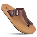 WALKAROO WE1332 Mens Sandals for dailywear and regular use for Indoor & Outdoor - Brown