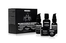 Brickell Men's Complete Defense Anti Aging Routine, Night Face Cream, Vitamin C Day and Night Serum, Facial Moisturizer w/SPF and Eye Cream, Natural and Organic, Unscented
