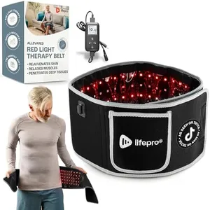 Lifepro Red Light Therapy Belt - Near Infrared Light Therapy & Red Light Therapy for Body, Relaxing Muscle, Inflammation, Improve Circulation - Infrared Therapy or Infrared Light Therapy Device