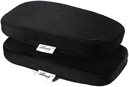 Aloudy Arm Rest Pillow, 2021 NEW Size 11” Office Chair Armrest Cover Pads, Comfy Desk Chair Cushions for Elbows and Forearms(Large, Set of 2)