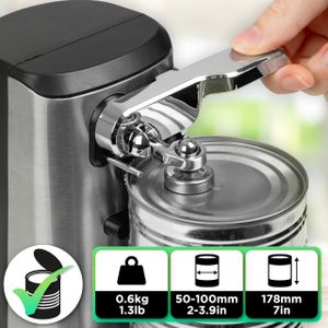 Duronic Electric Can Opener – Automatic Tin Opener, Stainless Steel