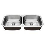 American Standard 18DB6311800S.075 Portsmouth 32" x 18" ADA Double Bowl Stainless Steel Kitchen Sink