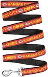 Pets First NFL Kansas City Chiefs Pet Leash, Medium