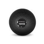 PHYSICAL 10kg Slam Ball - Non-bounce, Weighted Rubber Ball - Gym, Home or PT Use - Strengthens & Conditions.