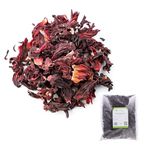 Mimea Hibiscus Flowers Whole Dried | 1kg | Quality Ingredients | Hibiscus Tea Infusion | Brewing & Distilling