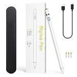 MoKo Stylus Pen for iPad, Apple Pencil USB-C/1st Generation fit Apple iPad 10/9/8/7/6th Gen, iPad Air 5th/4th Gen, iPad Mini 6th, iPad Pro 11/12.9 Inch, Palm Rejection Apple iPad Pen for Touch Screen