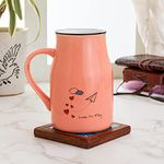 JCPL Flask Ceramic Milk & Coffee Mug, 330ml, 1 piece, ZS-FL-15