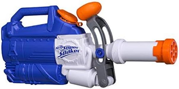 Super Soaker Soakzooka Water Pistol Solid Water Jet Without Pumping Large 1.6 L Water Tank Easy to Fill