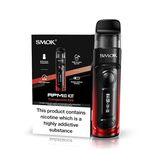 SMOK RPM C Kit 50W 1650 mAh Internal Battery (Transparent Red) Works with RPM 2 Coils Series, Monstrous, Powerful and Amazing E Cigarettes Vape Starter Kit Authentic Real Deal No Nicotine