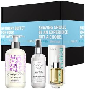 Coochy Plus HydroLock MOISTURIZING+ 3-Steps Kit Intimate Shave Gift Set: NOURIA Pre-Shave Elixir Oil + Coochy Plus Shave Cream The Origin + Coochy Plus After Shave Protection Mist