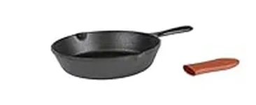 Lodge Cast Iron Skillet with Red Mi