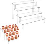 Naisfei 4 Tier Acrylic Riser Shelf,