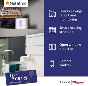 Netatmo Smart WiFi Thermostat – Wireless Heating Control