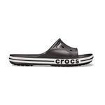 Crocs Unisex Bayaband Slide Slide Sandal, Black White, 4 UK Men/ 5 UK Women