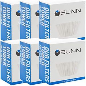 BUNN 8-12 Cup Coffee Filters, 6 each, 100ct