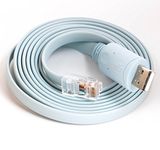 FTDI USB RS232 Serial COM port to RJ45 Male Console Cable Rollover Cable for Cisco Routers (6FT)