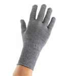 EDZ Merino Wool Thermal Liner Gloves - Grey M-L