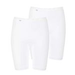 Sloggi Womens Basic+ Long 2p Underwear, White, 16 UK