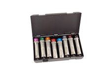 Negrini Cases 5033-8 PP Deluxe Choke Case with DBL Snap Closure (8 Chokes/Max Length 4-Inch), Black