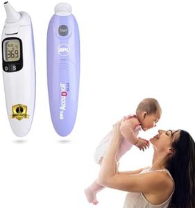 BPL Medical Technologies Accudigit IR-D2 Non Contact Infrared Thermometer - Fast & Accurate Forehead Thermometer for Adults & Kids (White)