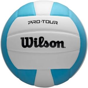 WILSON Pro Tour Indoor Volleyball - Teal/White, Official Size