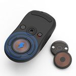 Replacement Qi Wireless Charging Coin for Logitech G502, G703, G903, GPW Wireless Mouse, ONLY Compatible with Qi Wireless Charger, NOT Compatible with POWERPLAY Mouse Pad (Black)