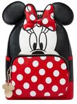 Disney Backpack | Minnie Mouse Backpack With Keychain | Cute Mini Backpack For Women | Ladies Bag | One Size Black