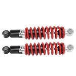 Aramox Motorcycle Shock Absorbers, 2Pcs 250mm Hole Center Distance Shock Absorbers, 5 Gears Spring Suspension Dampers for 50cc‑125cc Dirt Pit Bike ATV Go Kart