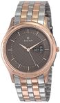 Titan Brown Dial Analog with Day and Date Stainless Steel Strap Watch for Men-NN1824KM01