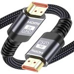 10K 8K HDMI Cable 2.1, HDMI Cables Available in 0.5M,1M, 2M, 3M, 5M, 6M, 7.5M Lengths for Selection,Ultra HD Cable High-Speed Lead 48Gbps, HDMI Cables (8K@60Hz) Supports Dynamic HDR, eARC, Dolby Atmos