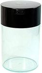 Tightpac America, Inc. CFV2-CBK Coffeevac 1 lb- The Ultimate Vacuum Sealed Coffee Container, Black Cap & Clear Body, 1.85-Liter/1.6-Quart