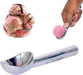 Jamboree Professional Aluminium Ice Cream Scoop Kitchen Scoop ICe Scooper Silver (Pack of 1)