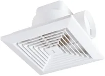yanliangvich Bathroom Exhaust Fan, 10 Inch Ventilation Fan, 110 CFM 1.0 Sones Ultra-Quiet Bathroom Vent Fan, Square Exhaust Fan Ceiling Mount