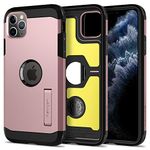 Spigen Tough Armor Back Cover Case Compatible with iPhone 11 Pro Max (TPU + Poly Carbonate | XP Rose Gold)