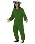 Spirit Halloween Adult Oscar the Grouch Sesame Street One Piece Costume - L/XL