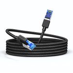 UGREEN CAT 8 Ethernet Cable, 40Gbps 2000MHz High Speed Braided Network Cord F/FTP POE Gigabit RJ45 LAN Wire Compatible with Xbox One Switch PS5 PS4 WiFi Extender Router Modem Patch Panel 15M