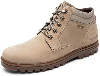 Rockport Men's Weather Or Not Plain Toe Boot Ankle, Post Nubuck, 9.5