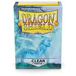 Dragon Shield Standard Size Sleeves – Matte Clear 100CT - Card Sleeves are Smooth & Tough - Compatible with Pokemon, Yugioh, & Magic The Gathering Card Sleeves – MTG, TCG, OCG