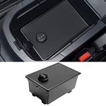 Jaronx Compatible with Toyota RAV4 Console Vault Box 2024 2023 2022 2021 2020 2019, Center Console Safe Box Console Lock Box Security Storage Console Safe for RAV4 Console Organizer Locking Vault