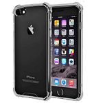 iBarbe Clear Cover for iPhone 6/6s,Protective Shell Shockproof Heavy Duty TPU Bumper Case Anti-Scratches Extreme Protection Cover Heavy Duty Card Case for iPhone 6 6S 4.7"